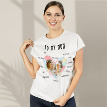 Custom Photo T-shirt Personalized T-shirt Special Gift to My Mom - Love