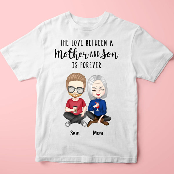 Personalized Family Clipart Cartoon T-shirt Gifts for Mom