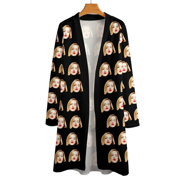 Personalized Funny Cardigan Women Long Sleeve Open Front Cardigan