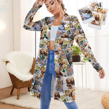 Personalized Photo Cardigan Women Long Sleeve Open Front Cardigans