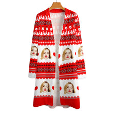 Personalized Christmas Cardigan Women Open Front Cardigans for Christmas Gifts