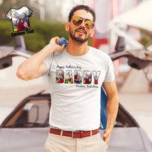 Custom T-Shirts Personalized Photos Men's T-Shirts With Text Father's Day Gifts Family T-Shirts