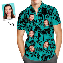 Custom Face Shirt Men's Hawaiian Shirt Sea Turtle