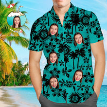 Custom Face Shirt Men's Hawaiian Shirt Sea Turtle