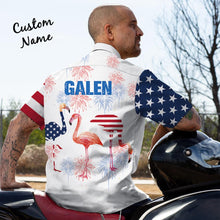 Custom Face Shirt Personalized Text Men's Hawaiian Shirt Men's Hawaiian Shirt Independence Day