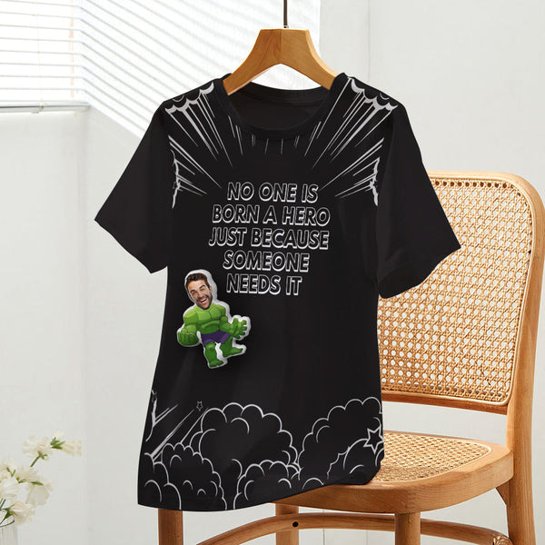 Custom Face Minime Plush Doll T-shirt Personalized Shirts with Text