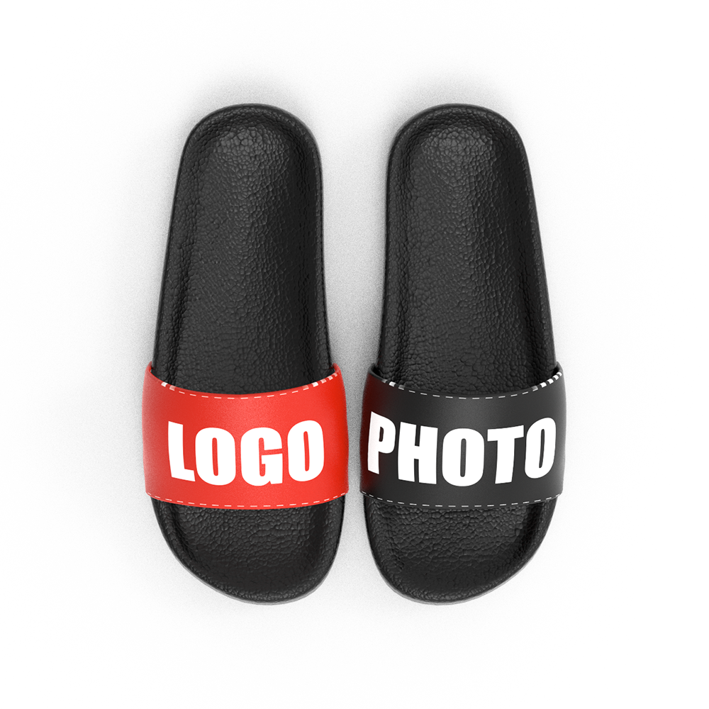Custom Logo Photo Men's Slide Sandal