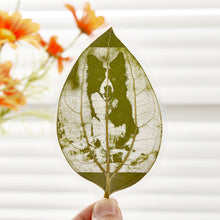 Personalized Photo Leaf Bookmark Custom Leaf Carving Bookmarks Leaf Carving Art Unique Gift for Reader