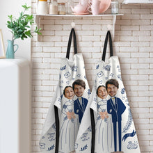Custom Apron Wedding Gifts Apron Matching Couple Apron with Face