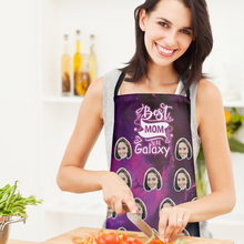 Custom Face Kitchen Apron - Best Mom In The Galaxy