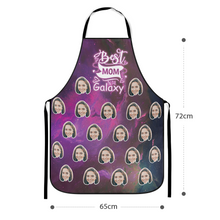 Custom Face Kitchen Apron - Best Mom In The Galaxy