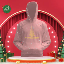 Custom Family Names Christmas Tree Hoodies Personalized Sweatshirts Christmas Day Gifts