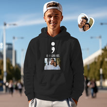 Custom Photo Funny Couple Matching Hoodies Our Stories Will Never End Personalized Hoodie Valentine's Day Gift