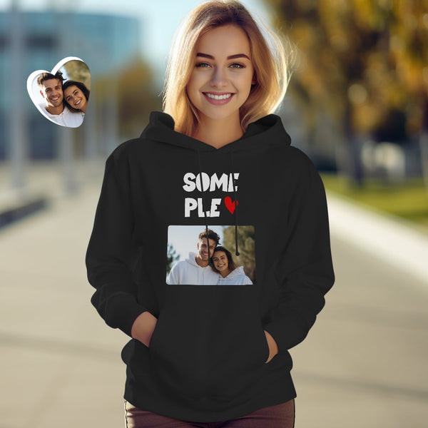 Custom Photo Couple Matching Hoodies Awesome Couple Personalized Hoodie Valentine's Day Gift