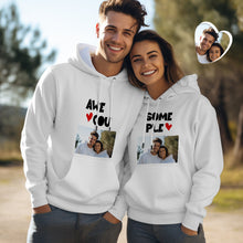 Custom Photo Couple Matching Hoodies Awesome Couple Personalized Hoodie Valentine's Day Gift