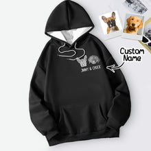Personalized Pet Portrait Hoodie Custom Pet Sweatshirt Gift for Pet Lovers