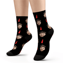 Custom Red Tie Socks