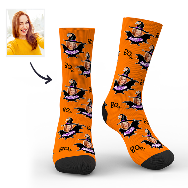 Halloween Custom Witch Socks