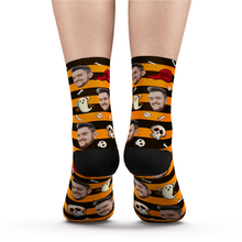 Halloween Custom Black Cat Socks