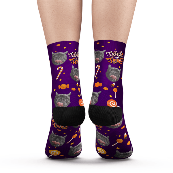 Halloween Custom Cute Dog Socks