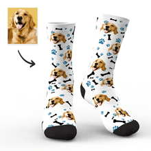 Custom Dog Photo Socks Valentine's Day Gifts