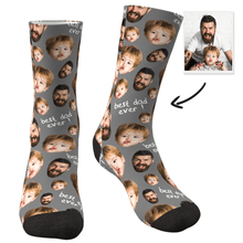 Custom Face Socks To The Best Dad-SantaSocsk