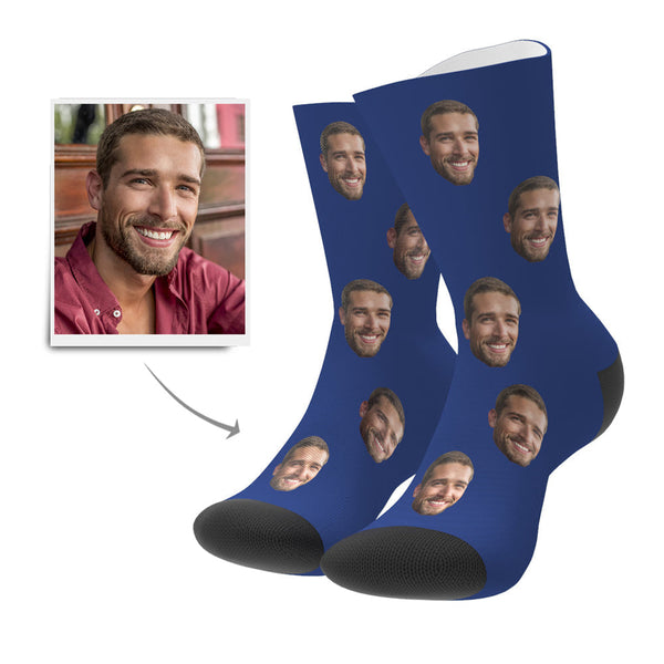 Father's Day Gifts Custom Face Socks 3D Preview