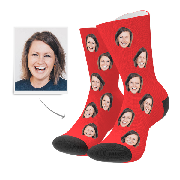 Custom Face Socks 3D Preview Christmas Gifts Colorful Socks