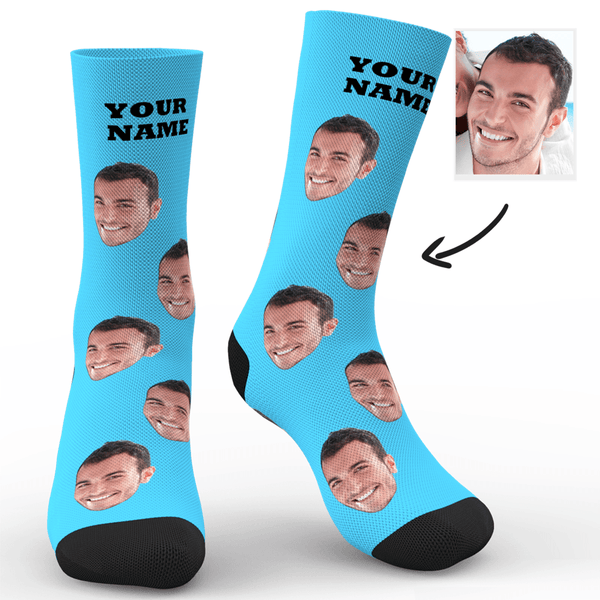 Custom Face Socks Dog Face Socks 3D Preview