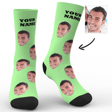 Custom Face Socks 3D Preview for Him
