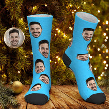Custom Face Socks 3D Preview Christmas Gifts Colorful Socks