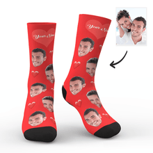Custom Heart Socks With Heart For Your Lover