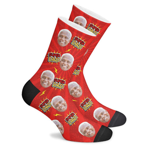 Custom Super Dad Socks