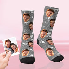 Best Gift For Your Lover Custom Love Face Socks Multiple Colour