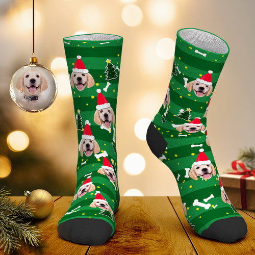 Christmas Custom Dog Socks