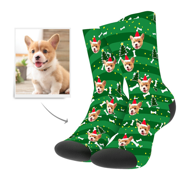Custom Dog Socks Christmas Gifts for Family