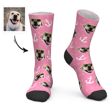 Custom Socks Personalized Photo Socks Dog Socks Pink Face Socks