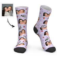 Custom Socks Personalized Photo Socks BFF Socks Best Friend Forever