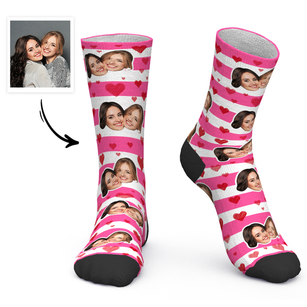 Custom Socks Personalized Photo Socks BFF Socks For Friends