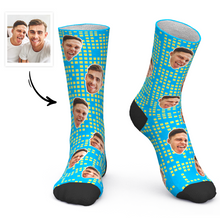 Custom Face Socks Personalized Photo Socks BFF Socks Best Friend Forever Cube