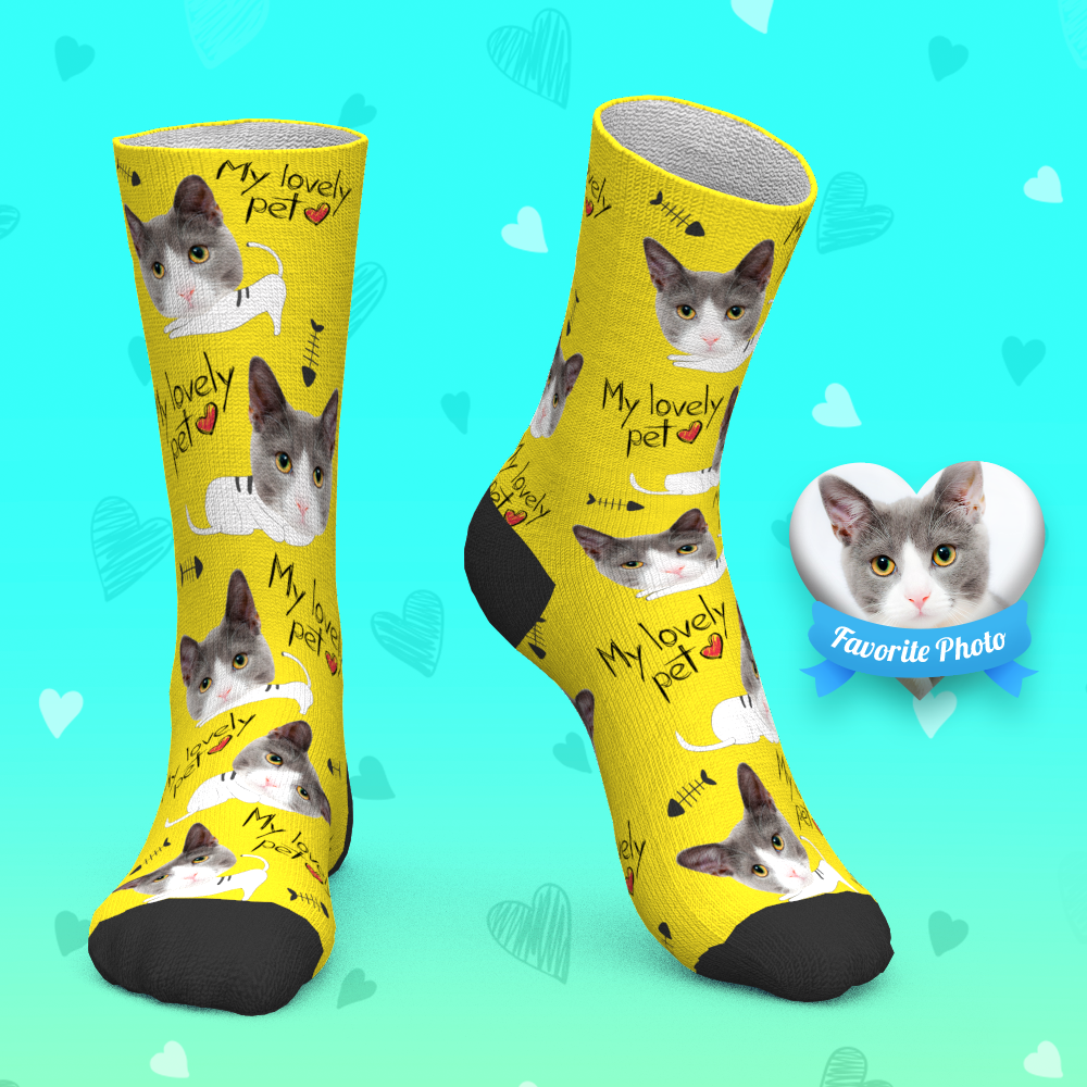 Custom Socks Personalized Lovely Pet Socks