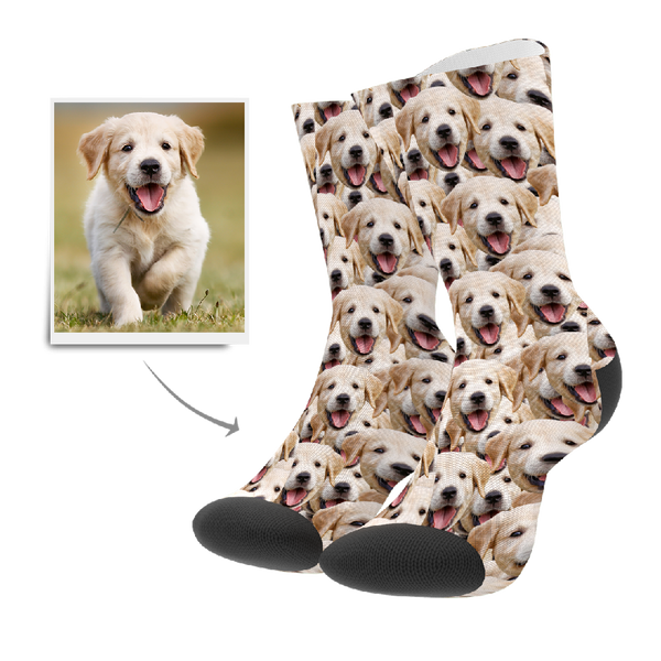 Photo Socks, Custom Face Mash Pet Socks