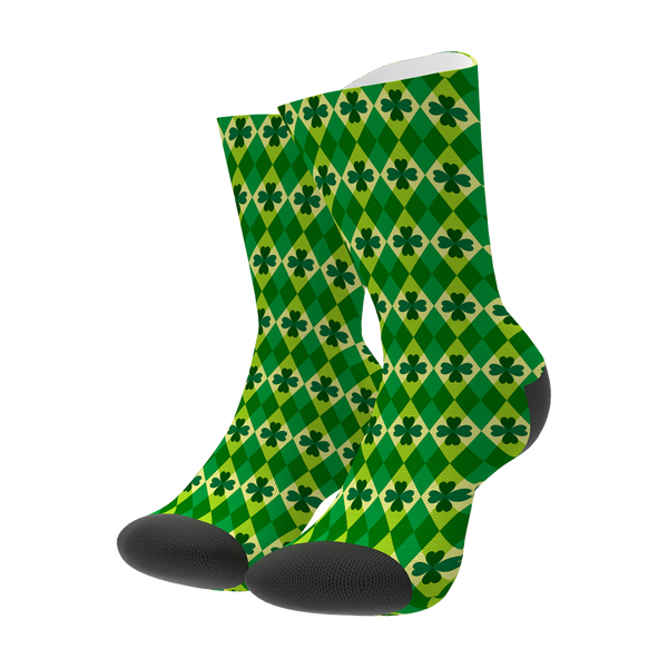 St. Patrick's Day Shamrock Socks
