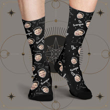 Custom Scorpio Lucky Socks Personalized Face Exclusive Constellation Lucky Socks