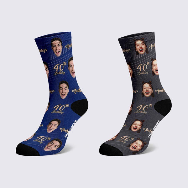 Face On Socks, Custom Birthday Socks Gifts