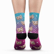 Custom Cute Mermaid Socks