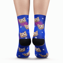 Custom Galaxy Cat Socks