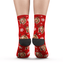 Christmas Custom Cute Antler Socks