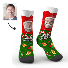 Custom Christmas Gift Photo Socks
