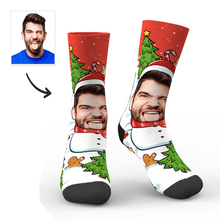 Christmas Custom Funny Expression Socks